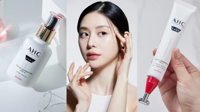 拒絕輪廓線嬸化!韓國醫美抗老大神AHC雙波精華、雙波抗皺眼霜強強聯手!擦的導入技術PK電音波,撫紋緊緻停不下來,根本大贏專櫃啊~