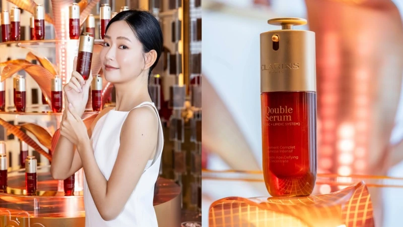 史詩級的抗老保養!克蘭詩全新「黃金雙萃精華」突破天花板修護力太厲害,人人機會擊退後天老化,擁有平滑緊緻、明亮彈潤的年輕肌!