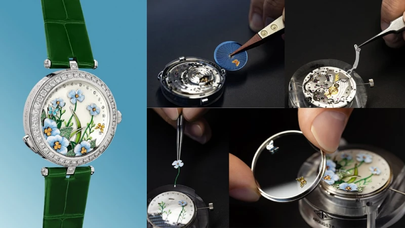 Van Cleef &amp; Arpels梵克雅寶絕美話題腕錶新作，將自然意境以微縮藝術瑰寶封存的Lady Arpels Brise d’Été腕錶，盡顯世家不凡出色美學及工藝造詣！