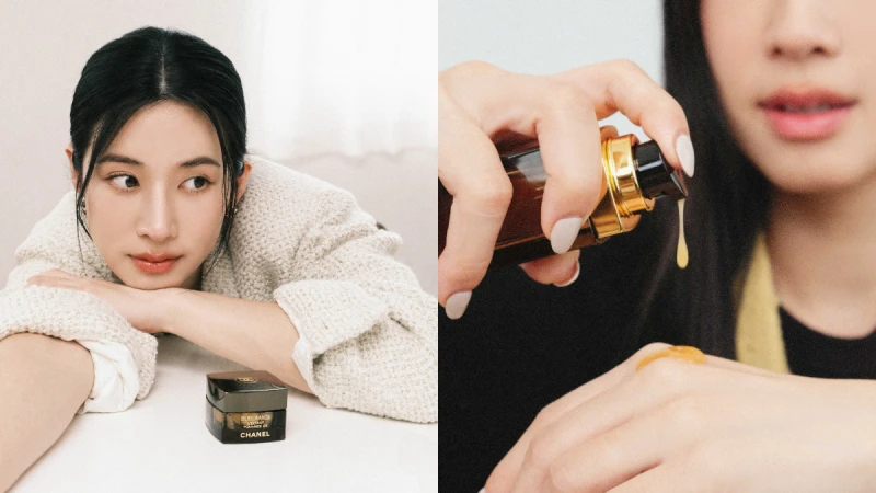 年末回顧：肌膚最值得的投資是「香奈兒奢華保養」！趙岱新愛上一夜自癒美學，養出奢潤光！