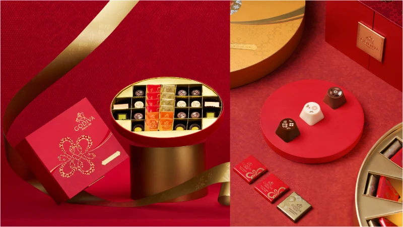 注入精緻時尚品味的新春送禮首選！「GODIVA蛇年限定禮盒系列」以新春限定巧克力口味及頂級格調設計，從美學到風味徹底滿足各種細節控的送禮需求！
