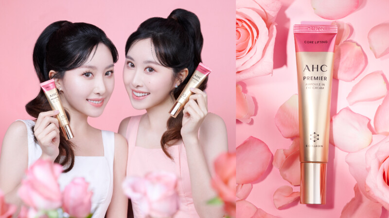 Sandy&Mandy韓舞精準對拍,更靠「AHC#粉紅眼霜」聚焦年輕「臉部視覺6角區」!《魷魚遊戲2》朴圭瑛一擦也被收服的人生眼霜!