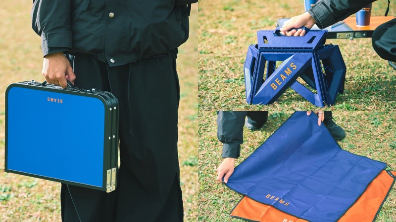 7-11咖啡 x BEAMS聯名！質感戶外用品登場，摺疊桌椅、野餐墊限時登場