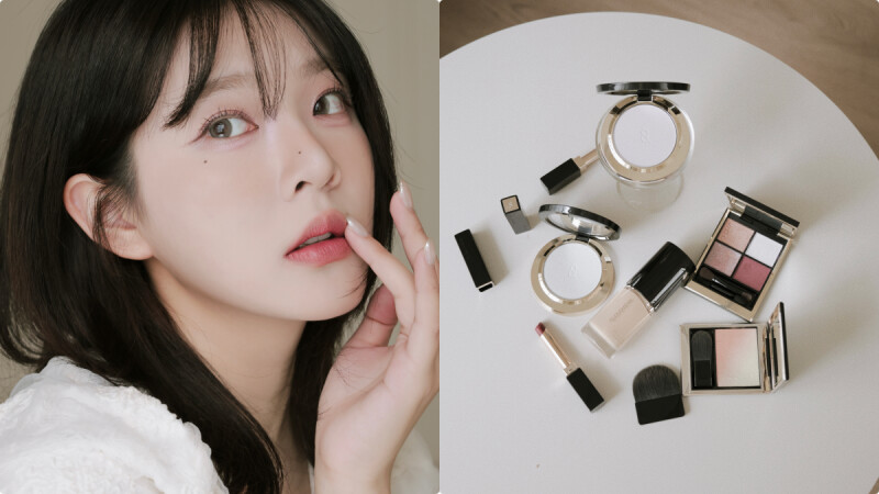 2025春夏,日系#大人感無垢肌最令人動心~SUQQU獻上最強定妝蜜粉餅,粗暗臉秒變仙女肌!林嫺試妝給滿分,從無垢肌底到眼頰唇都超喜歡!