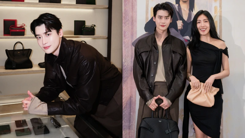 李鐘碩、楊謹華在Ferragamo全新台北101概念店同框了！同款皮衣、手袋詢問度飆高