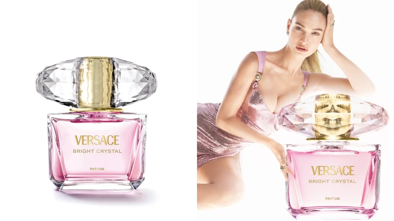 用香氣訴說自己的強大與自信！「Versace凡賽斯香戀水晶香精」以奢華花朵木質香展演現代大女人魅力，喚醒你內心又美又颯的靈魂～