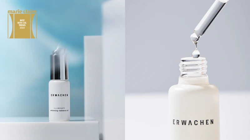 2025國際美妝大賞超人氣黑馬──Erwachen醒寤「御光淨白煥采油」，飽含極光煥白C的美白精華油，高效穩定日間美白邁向新境界
