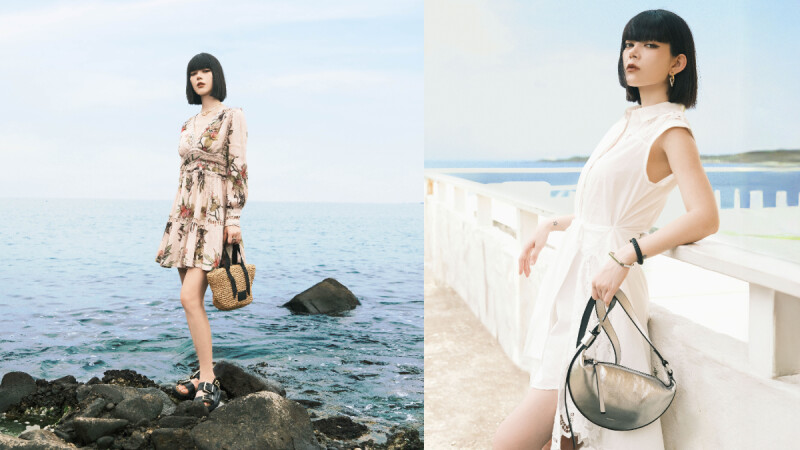 KIMBERLLY演繹獨特率性的ALLSAINTS 2025春夏系列，柔美飄逸、酷潮格調完美相容，輕鬆打造出專屬時尚品味女子的英式炎夏渡假著裝主張！