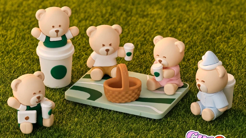 星巴克造型小熊盲盒登場！5款超Q公仔，集點加購方式一次看