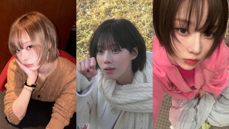 aespa Winter風短髮特色整理!掌握「Winter鮑伯」剪裁、整理重點,剪出小頭俐落造型