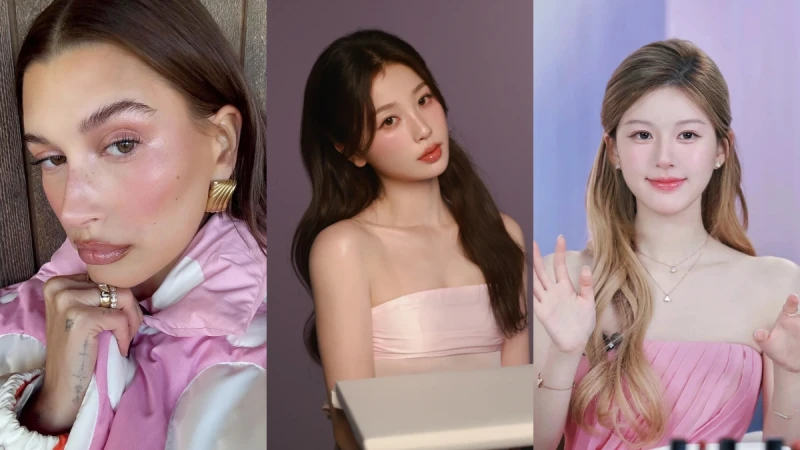 2025歐若風妝容4大重點!從Hailey Bieber清冷底妝、Jennie極光眼影、趙露思水潤唇妝...夢幻又仙氣十足