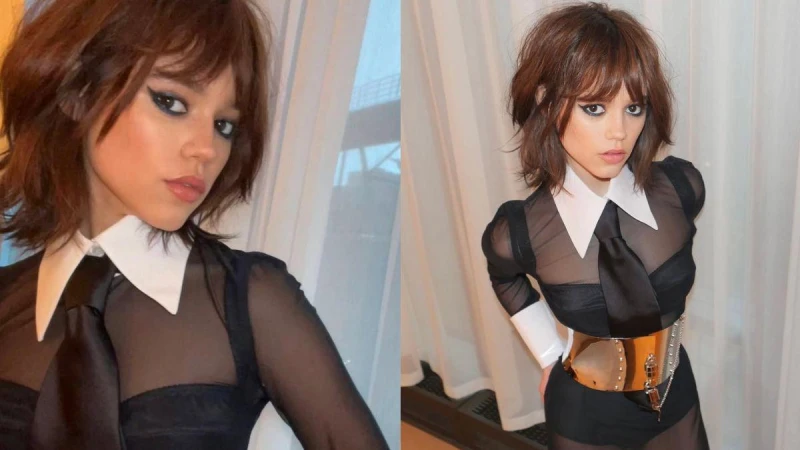 《星期三》第二季 珍娜奧特嘉的哥德式底妝，暗黑風也能很迷人！