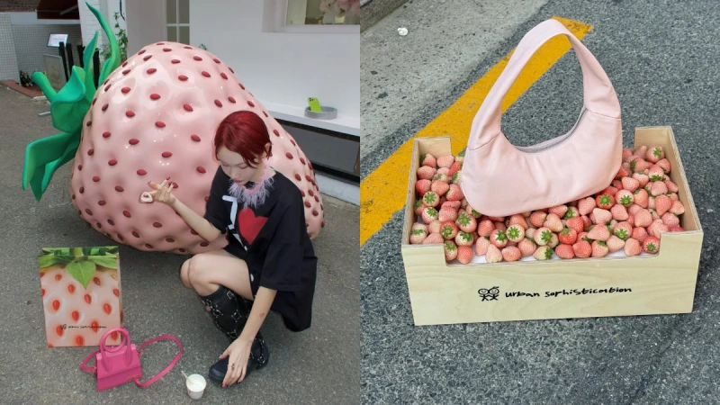 明星愛用手機殼快閃店太可愛了！巨型草莓、草莓優格主題空間時髦女生瘋打卡