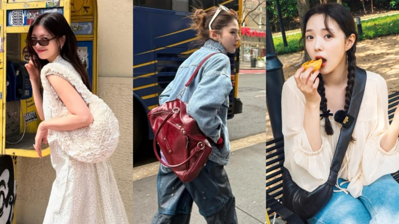 7位韓星「2025話題包款特搜」：庭沼珉COS花瓣包、Matin Kim水洗單寧包成春夏爆款