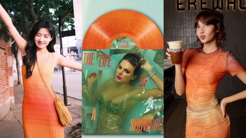 泰勒絲新專輯吹起橘色風暴!支持偶像可以從「橙子汽水穿搭」做起,這7款橘色單品快加入清單