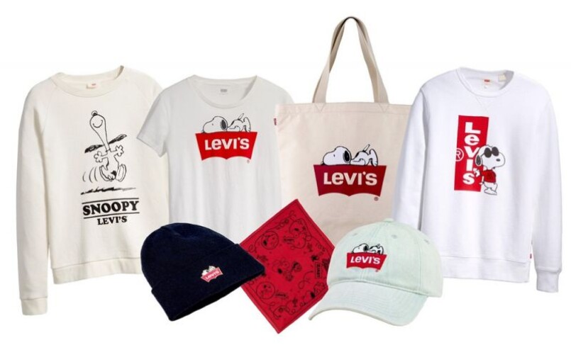 levi's snoopy cap