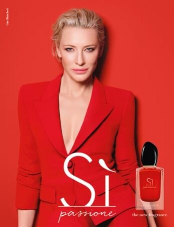 si armani perfume red