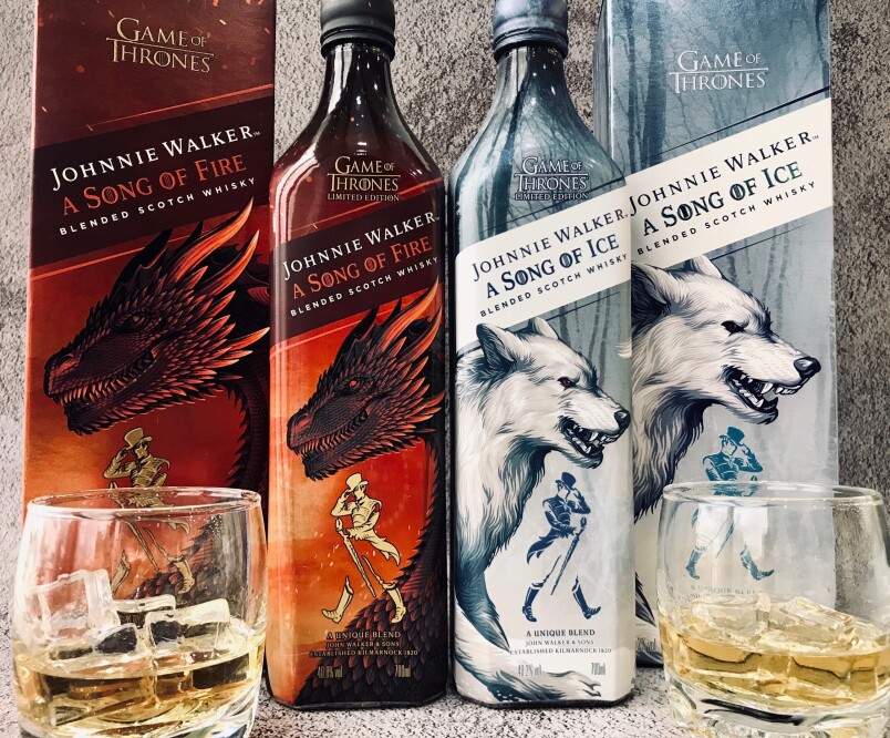 摸得到火龍鱗片的觸感 Johnnie Walker X 冰與火之歌 權力遊戲 聯名限量款 超美瓶身值得收藏 Marie Claire 美麗佳人