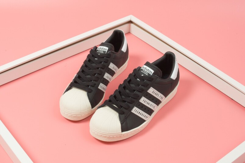 adidas superstar human made white