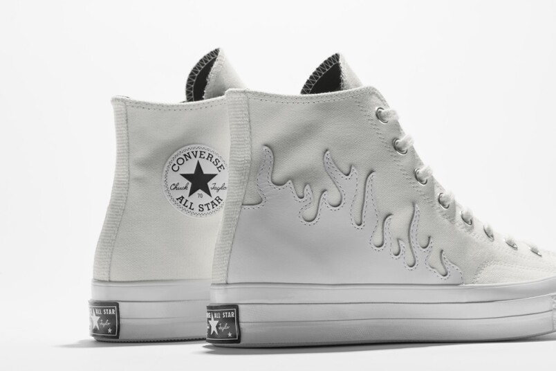 white flame converse
