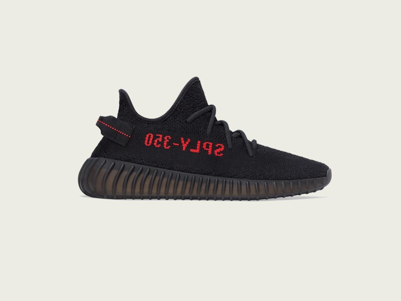 yeezy boost white core black red
