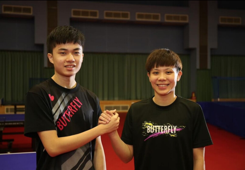桌球混雙林昀儒、鄭怡靜順利奪銅牌!直落四橫掃法國組合,台灣桌球睽違21年再拿奧運獎牌