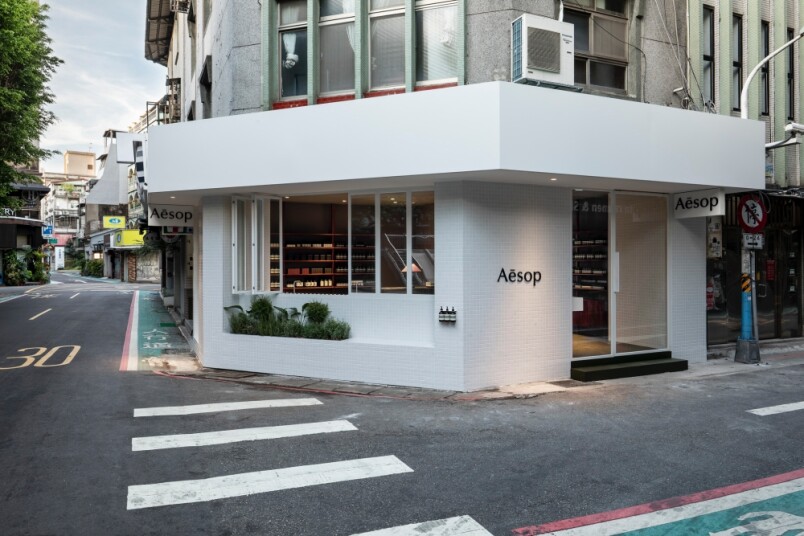 Aesop 台北永康概念店2021開幕,推開窗就是公園,最親切的社區街邊店